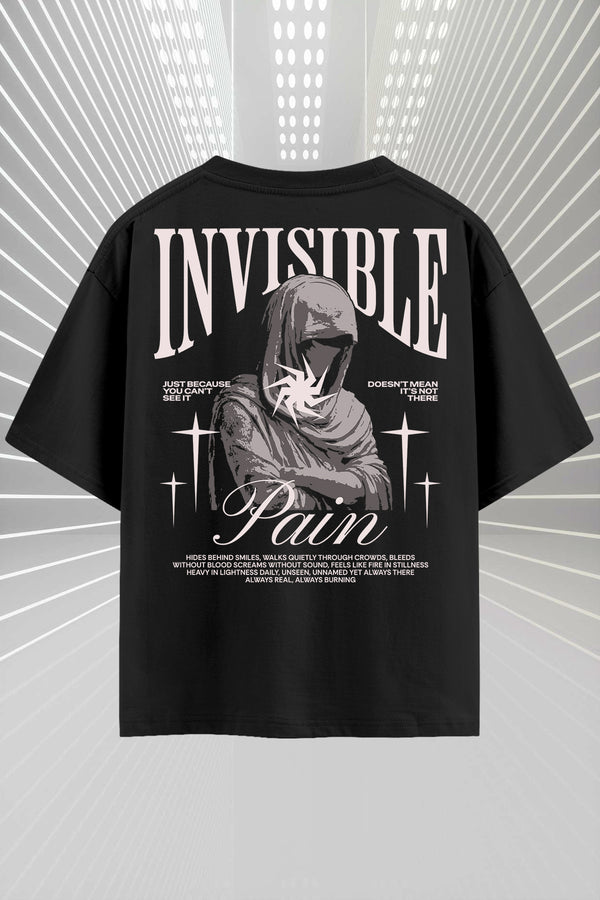 Invisible Pain Oversized T-Shirt | 240 GSM Pure Cotton