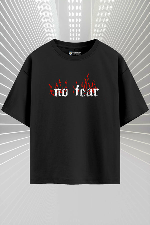 No Fear Snake Oversized T-Shirt – 240 GSM Premium