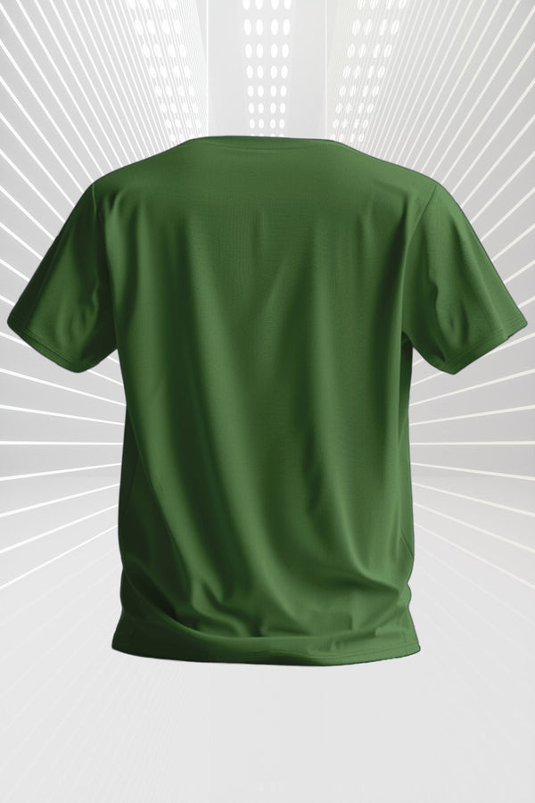 Family Vacation T-Shirt – Tropical Sunset Design | 100% Cotton Olive Green | Travel Matching Tee